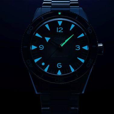 Omega Seamaster 300 75th Anniversary Master Chronometer Co-Axial blue dial steel bracelet 41 mm