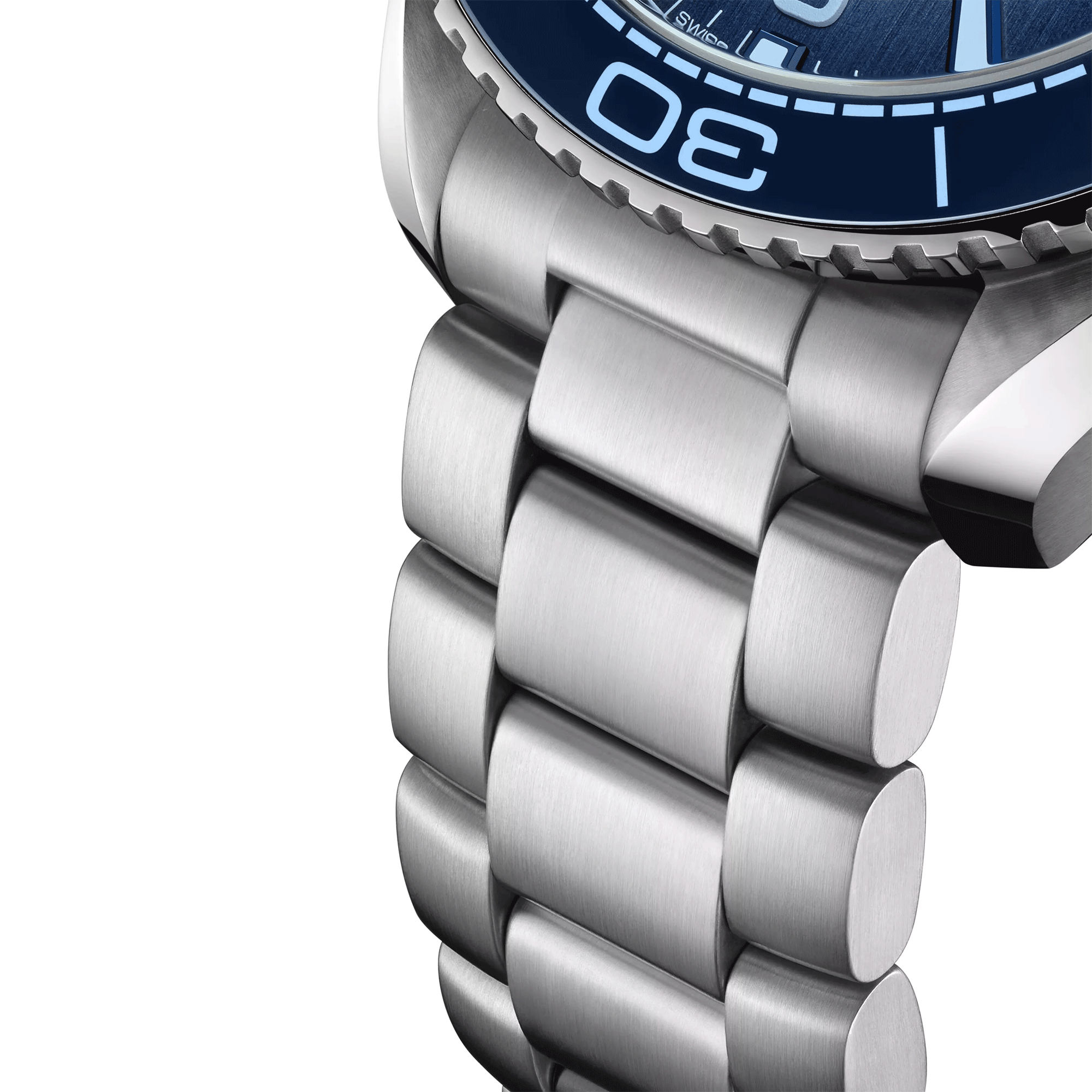 Montre Omega Seamaster Planet Ocean 600m 75ème Anniversaire Co-Axial Master Chronometer cadran bleu bracelet acier 39,5 mm