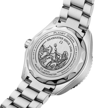 Montre Omega Seamaster Planet Ocean 6000M Ultra Deep 75ème Anniversaire Co-Axial cadran bleu bracelet acier 45,5 mm