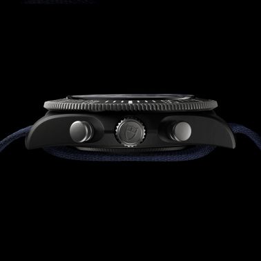 Montre Tudor Pelagos FXD Chrono Alinghi Red Bull Racing Edition automatique cadran bleu bracelet tissu bleu 43 mm M25807KN-0001