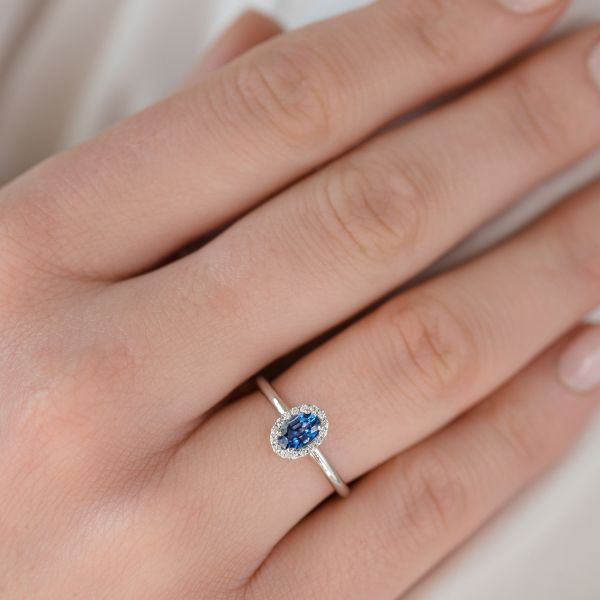 Bague Lepage Antoinette en or rose émeraude et diamants