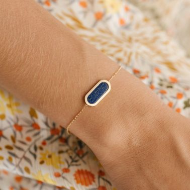 Bracelet So Shocking Première fois en or jaune et lapis lazuli