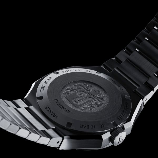 Montre Yema Urban Traveller automatique cadran bleu bracelet acier 39 mm YWTR23-GMS