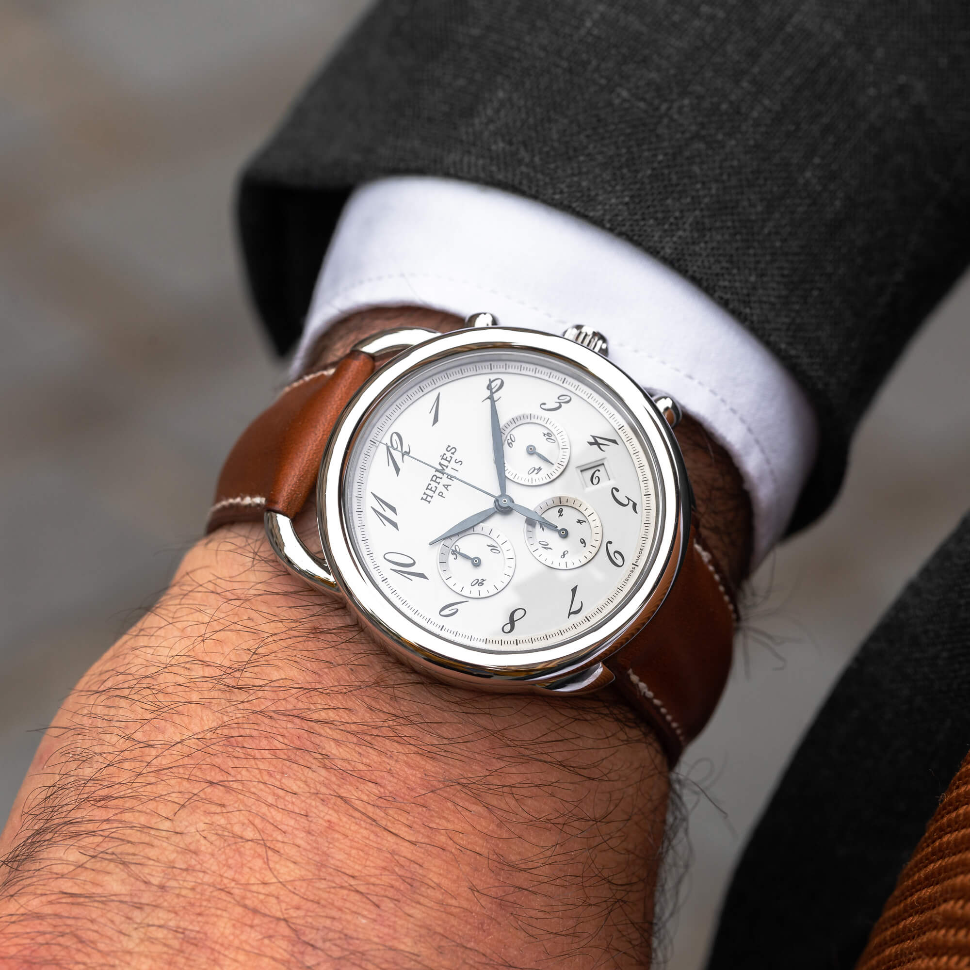 Hermes arceau chronograph sale
