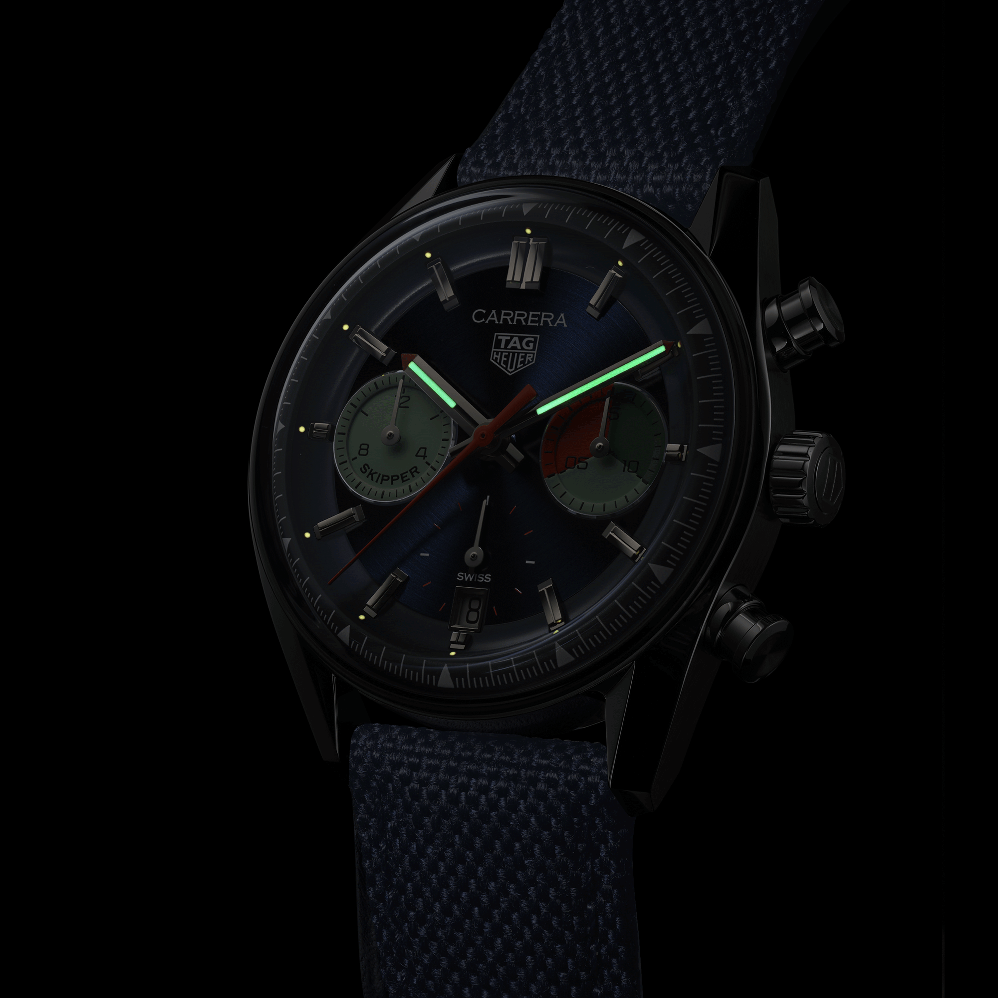 Montre TAG Heuer Carrera Chronographe Skipper Edition Limitée automatique 39 mm CBS2213.FN6002