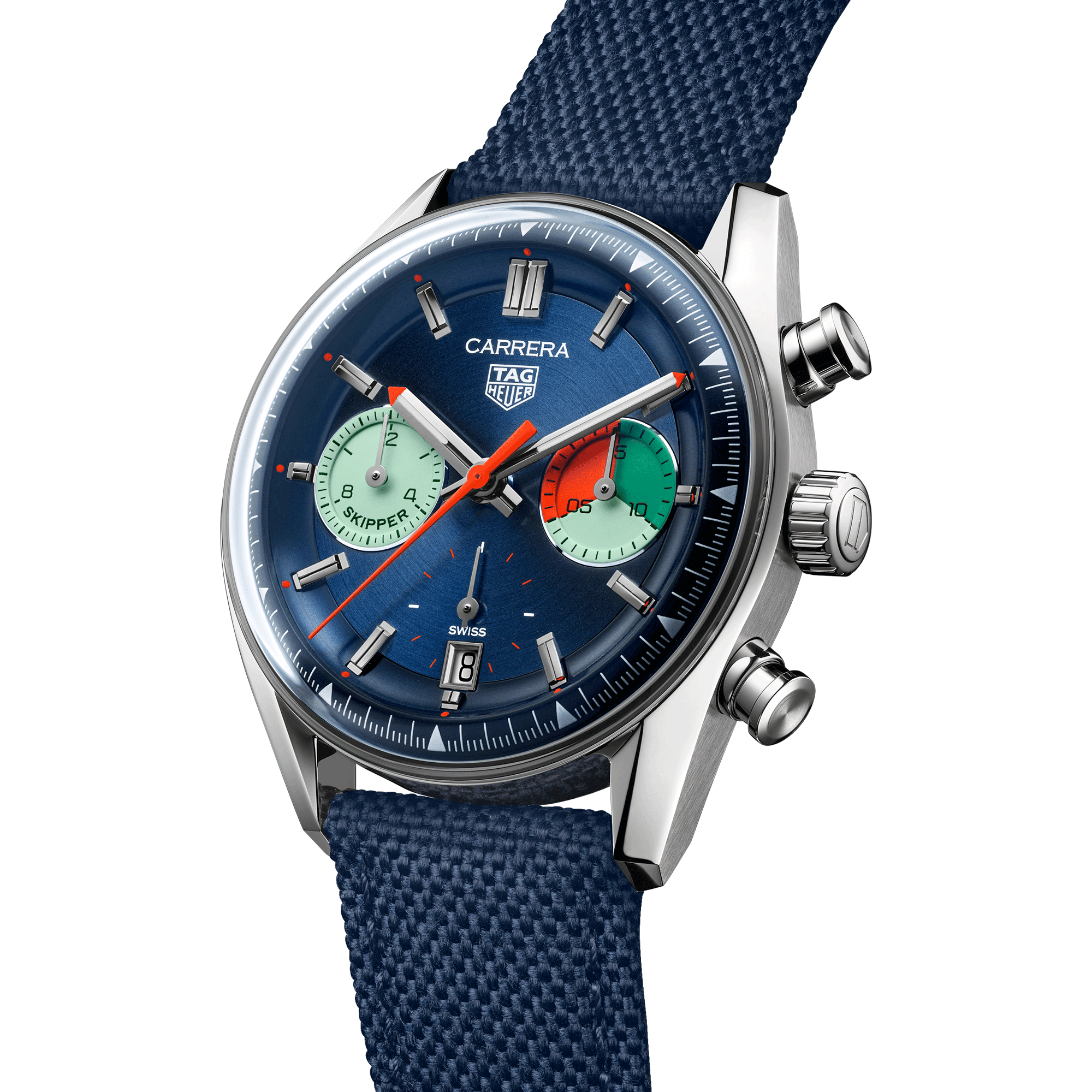 Montre TAG Heuer Carrera Chronographe Skipper Edition Limitée automatique 39 mm CBS2213.FN6002