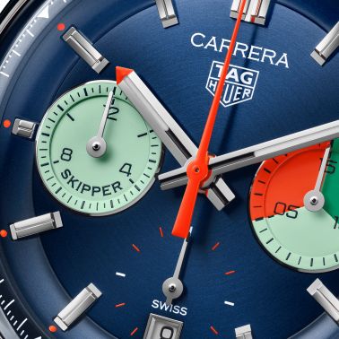 Montre TAG Heuer Carrera Chronographe Skipper Edition Limitée automatique 39 mm CBS2213.FN6002