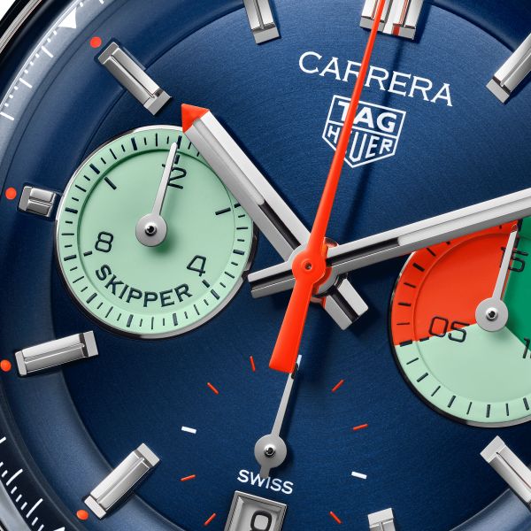 Montre TAG Heuer Carrera Chronographe Skipper Edition Limitée automatique 39 mm CBS2213.FN6002