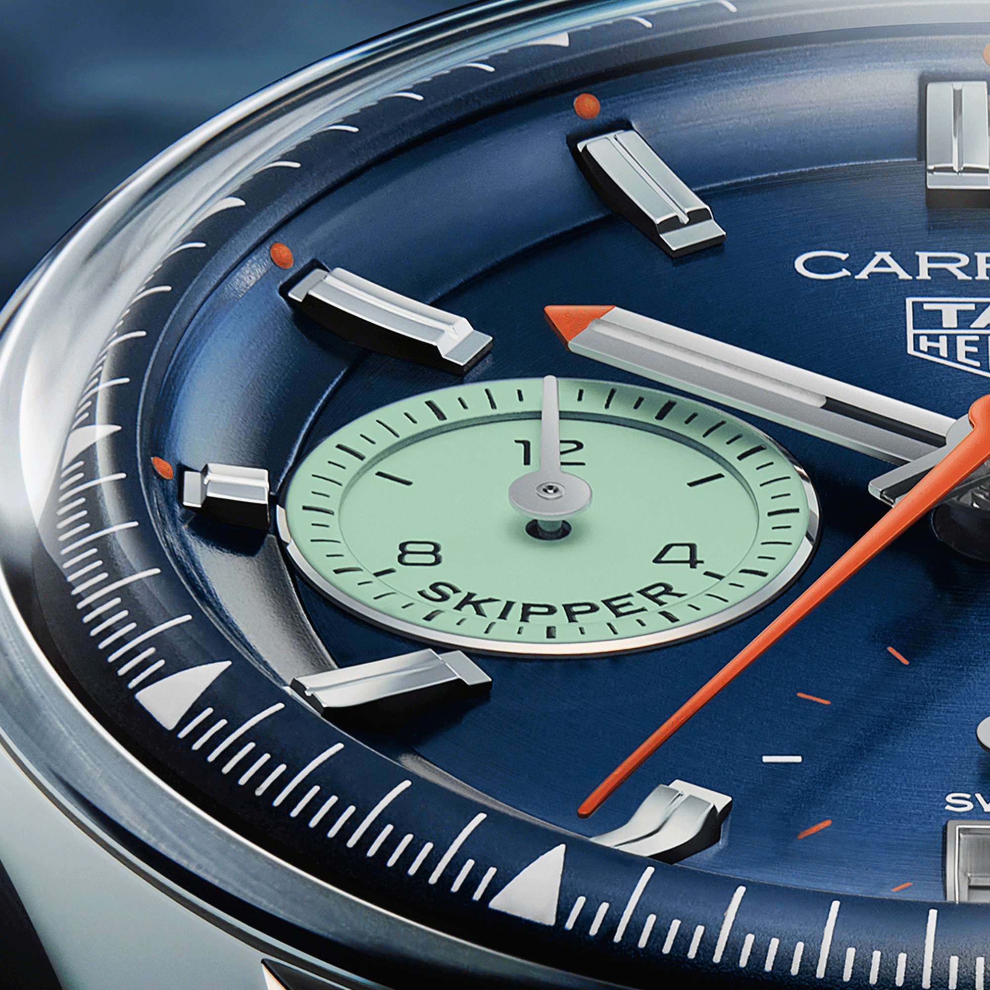 Montre TAG Heuer Carrera Chronographe Skipper Edition Limitée automatique 39 mm CBS2213.FN6002