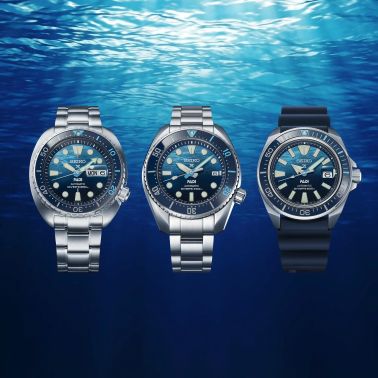 Seiko Prospex Automatic Diver's " King Turtle Great Blue" PADI blue dial steel bracelet 45 mm