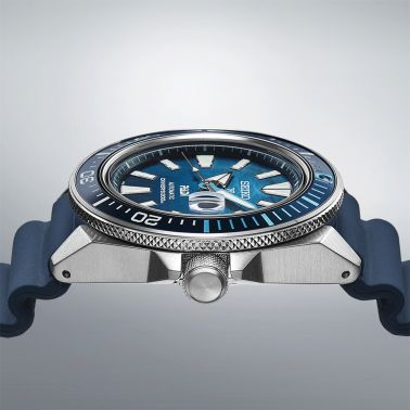 Seiko Prospex Automatic Diver's "King Samurai Great Blue" PADI blue dial silicon strap 43,8 mm