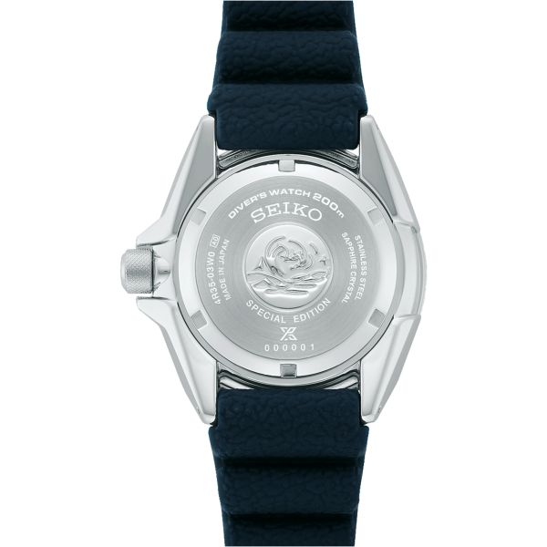 Montre Seiko Prospex Automatique Diver's "King Samouraï Great Blue" PADI cadran bleu bracelet silicone 43,8 mm