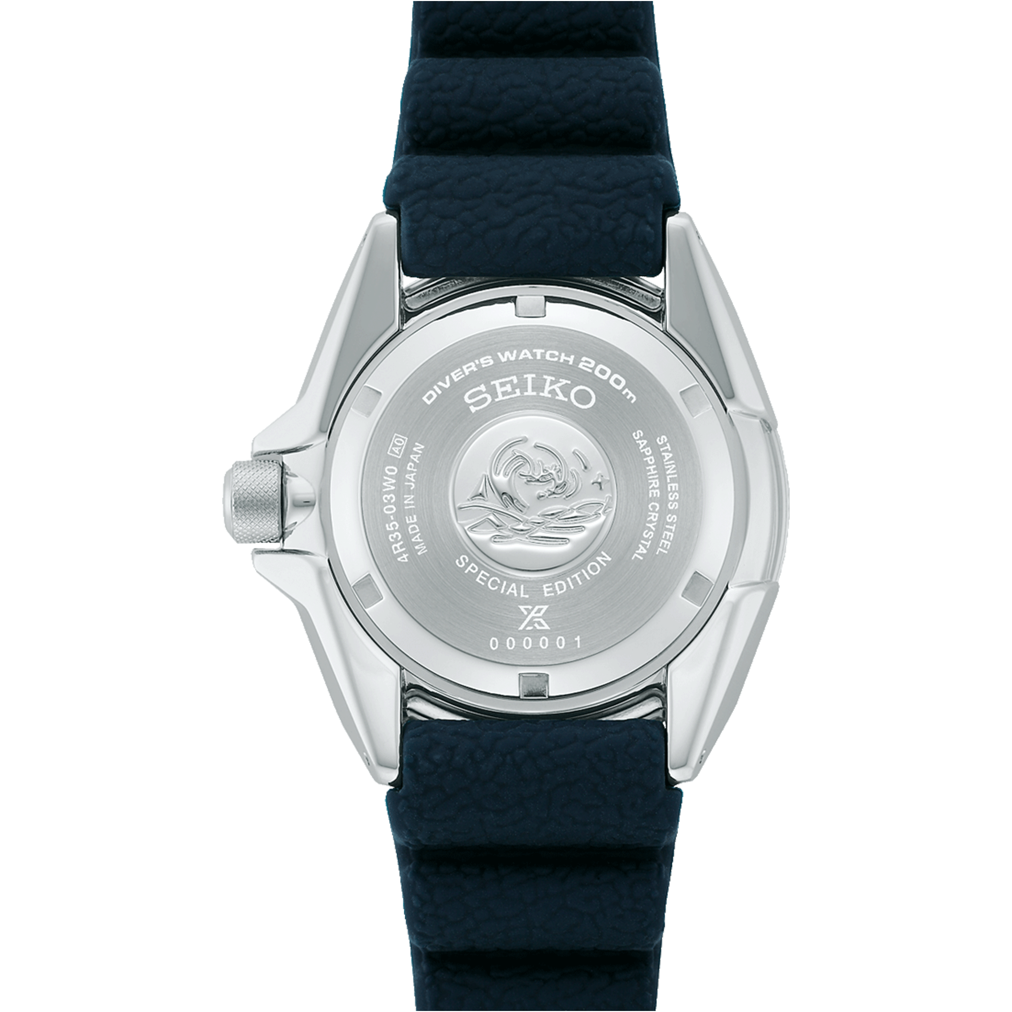 Montre Seiko Prospex Automatique Diver's "King Samouraï Great Blue" PADI cadran bleu bracelet silicone 43,8 mm