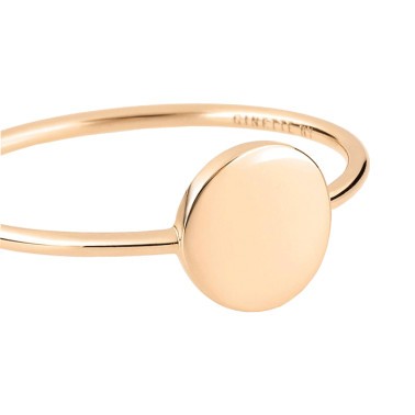 Bague Ginette NY Mini Ever Disc en or rose