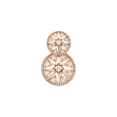 Dior Rose des Vents earring in rose gold and diamonds