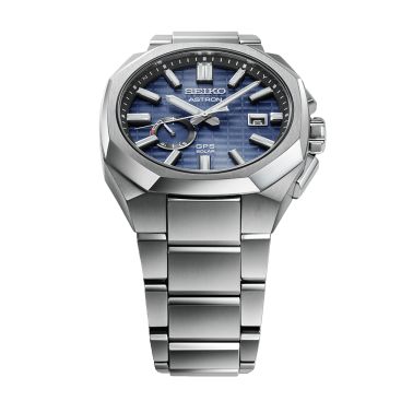 Seiko Astron GPS Solar 3X62 titanium blue dial titanium bracelet 41,2 mm