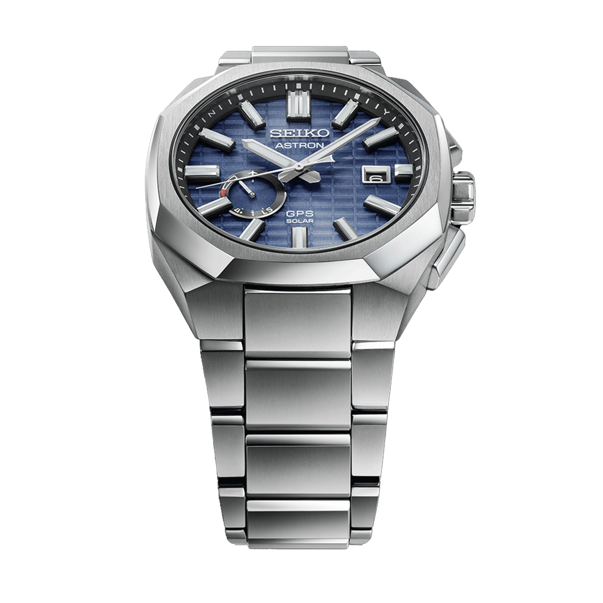 Seiko Astron GPS Solar 3X62 titanium blue dial titanium bracelet 41,2 mm