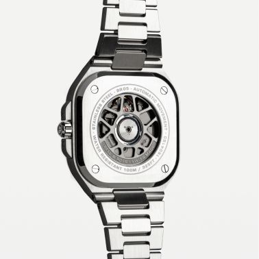 Montre Bell & Ross BR 05 GMT Sky Blue automatique cadran bleu bracelet acier 41 mm