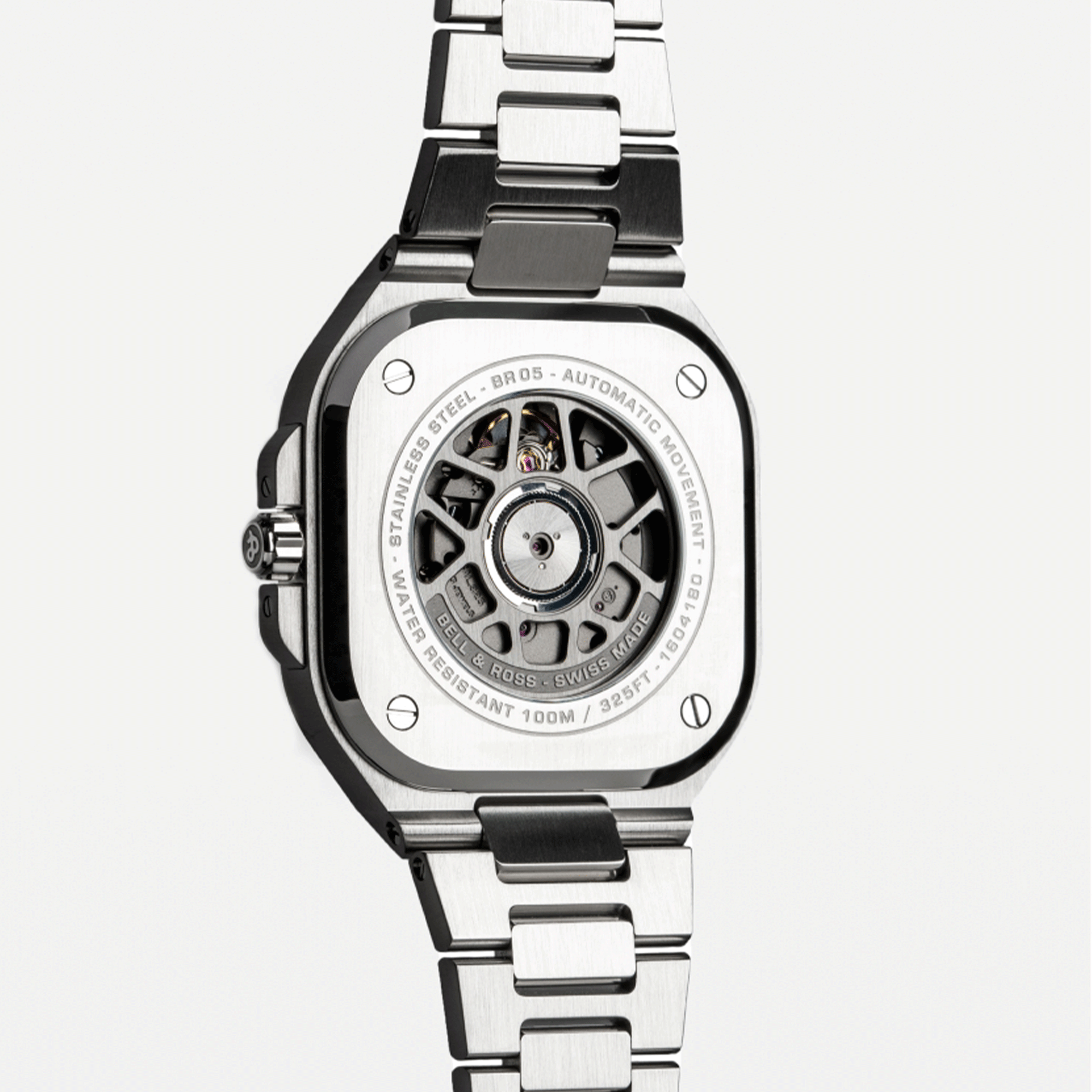 Montre Bell & Ross BR 05 GMT Sky Blue automatique cadran bleu bracelet acier 41 mm