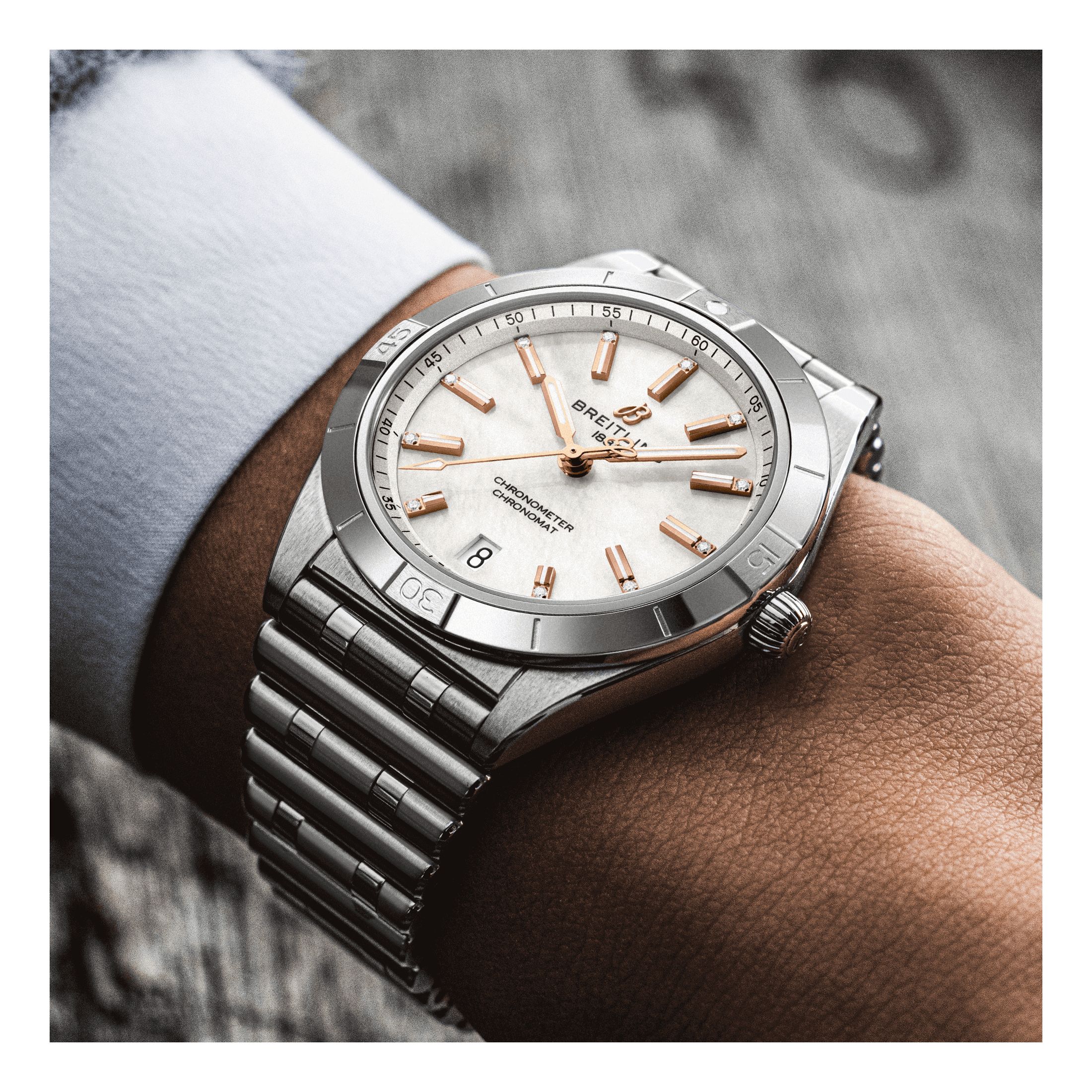 breitling chronomat 38 on wrist