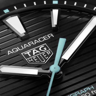 TAG Heuer Aquaracer Professional 200 Solargraph solar watch black dial black rubber strap 40 mm WBP1112.FT6199