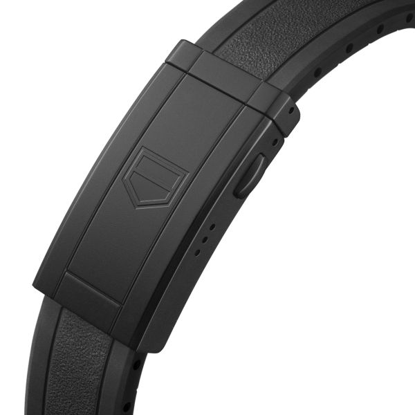 Montre TAG Heuer Aquaracer Professional 200 Solargraph solaire cadran noir bracelet caoutchouc noir 40 mm WBP1112.FT6199