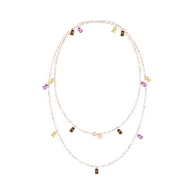 Collier Ginette NY Cocktail sautoir en or rose SCOK