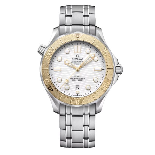 Montre Omega Seamaster Diver 300M Paris 2024 Co-Axial Master Chronometer cadran blanc bracelet acier 42 mm