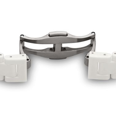 Montre Rado True Square Diamonds quartz cadran nacre blanche bracelet céramique blanc 29,2 mm R27072902