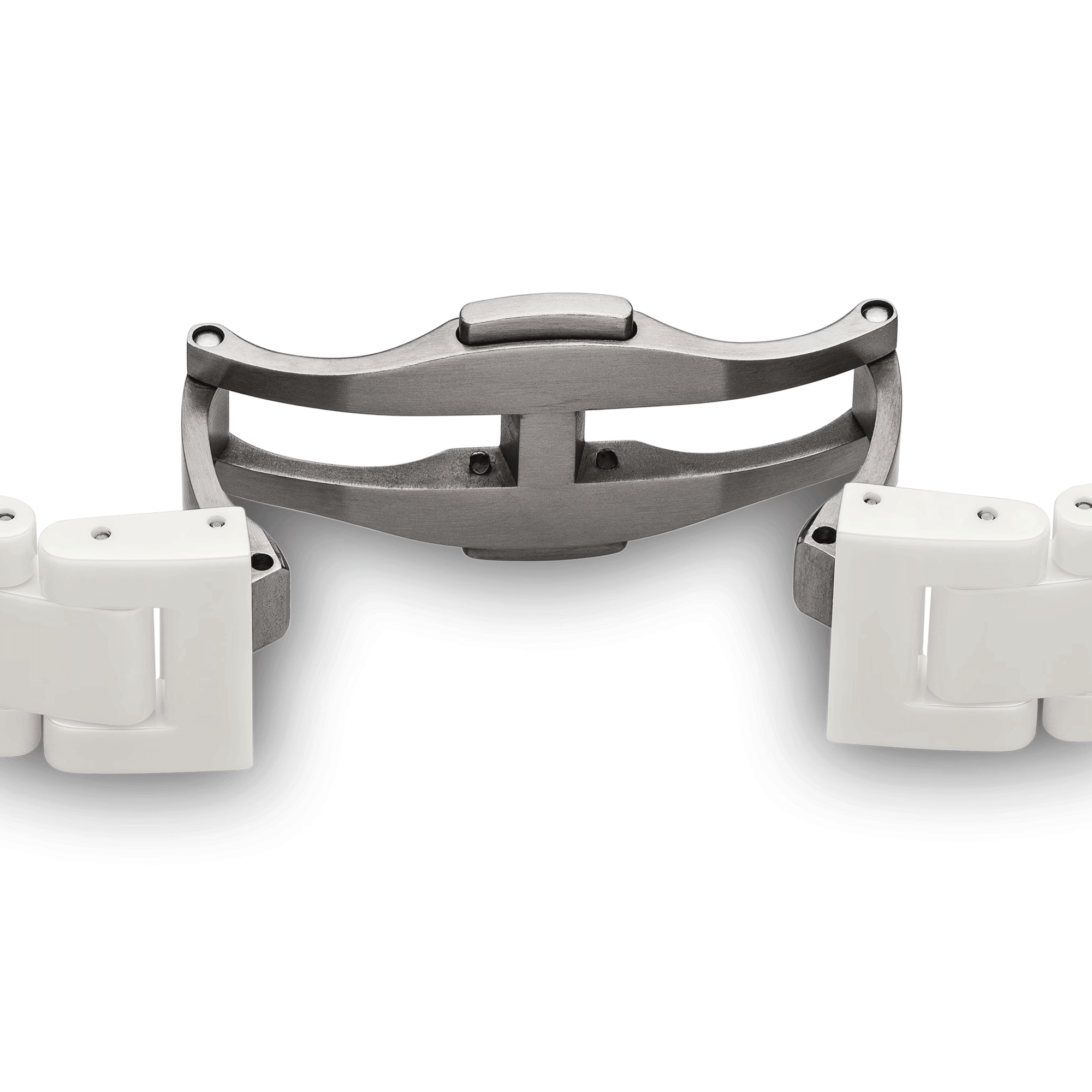 Montre Rado True Square Diamonds quartz cadran nacre blanche bracelet céramique blanc 29,2 mm R27072902