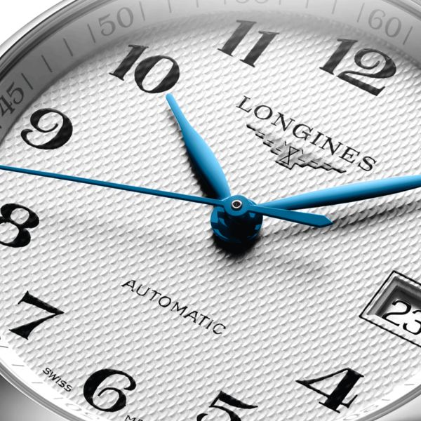 Longines Master Collection automatic watch silver dial brown leather strap 34 mm L2.357.4.78.3