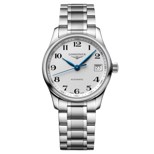 Longines Master Collection automatic watch silver dial steel bracelet 34 mm L2.357.4.78.6