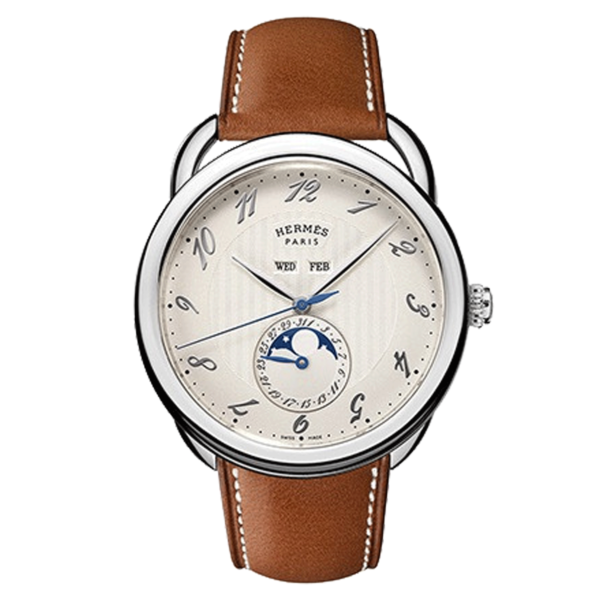 HERMÈS Arceau Grand Lune Auto 43 mm Watch W036757WW00 Lepage