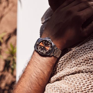 Longines Hydroconquest GMT automatic watch brown dial steel bracelet 41 mm