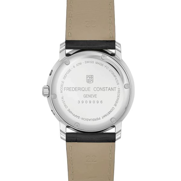 FREDERIQUE CONSTANT デイト表示 ホワイトダイヤル 2025年最新】FREDERIQUECONSTANT 文字盤カラー：ホワイト 腕時計