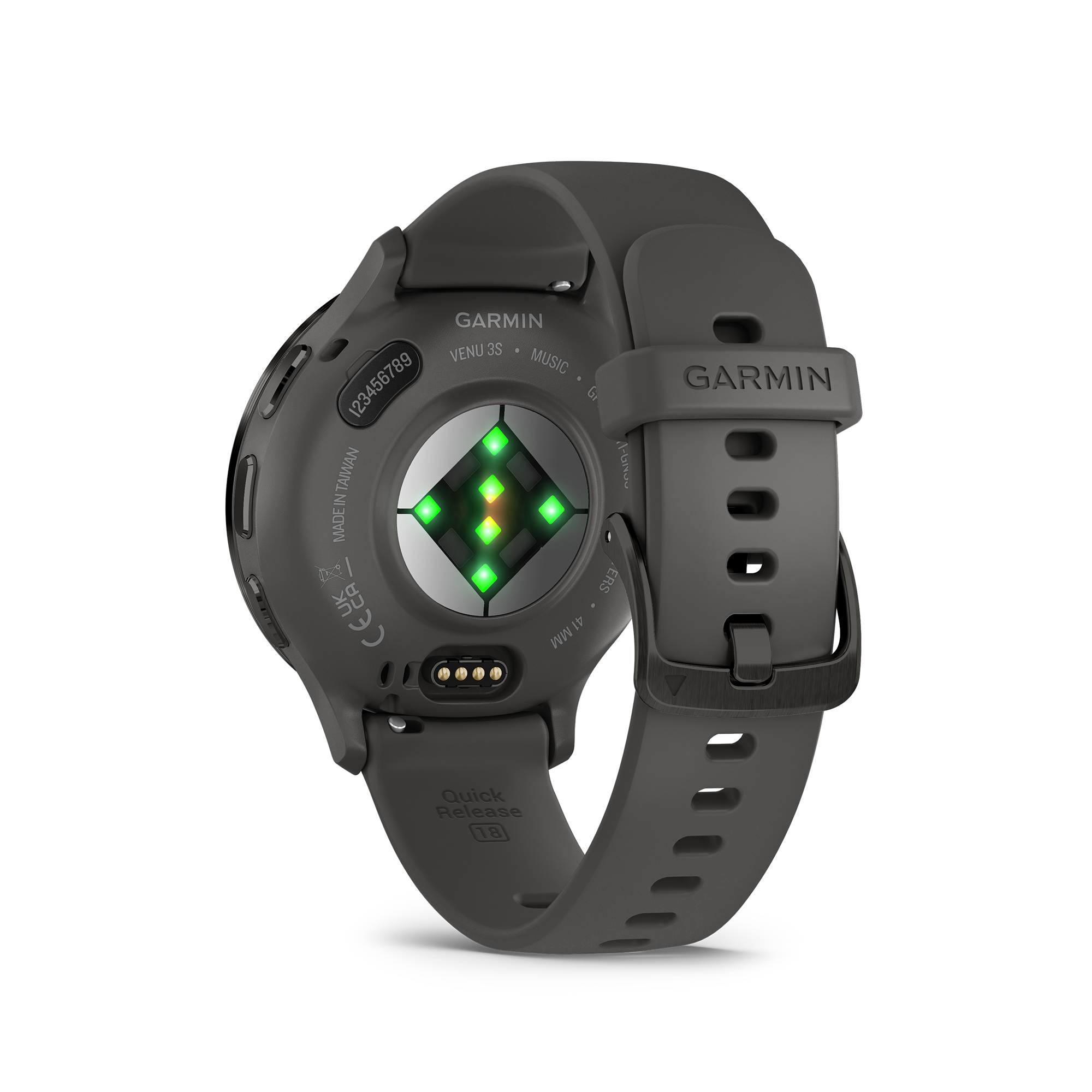 Garmin Venu 3S Gray dark gray silicone strap 41 mm