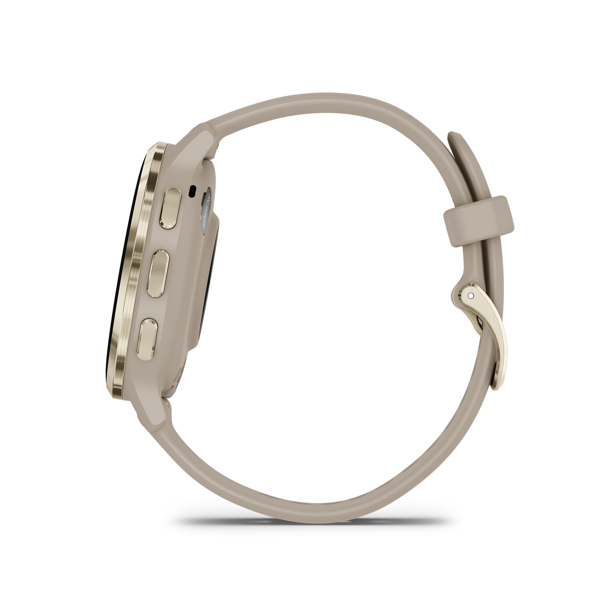 Garmin Venu 3S Soft Gold linen silicone strap 41 mm
