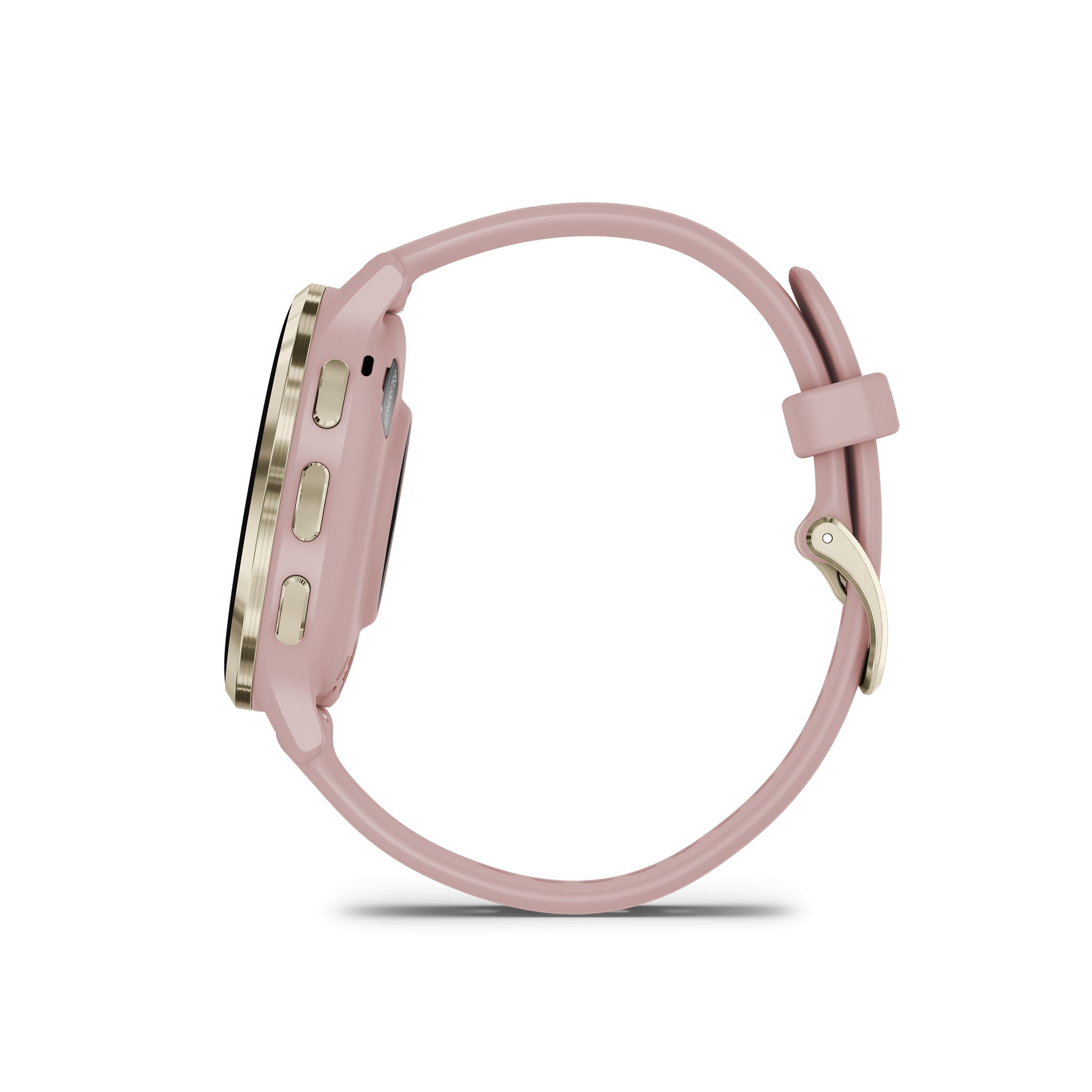 Pour Garmin Vivoactive 3 Bracelet de montre en silicone bicolore à carreaux  20 mm (rose +
