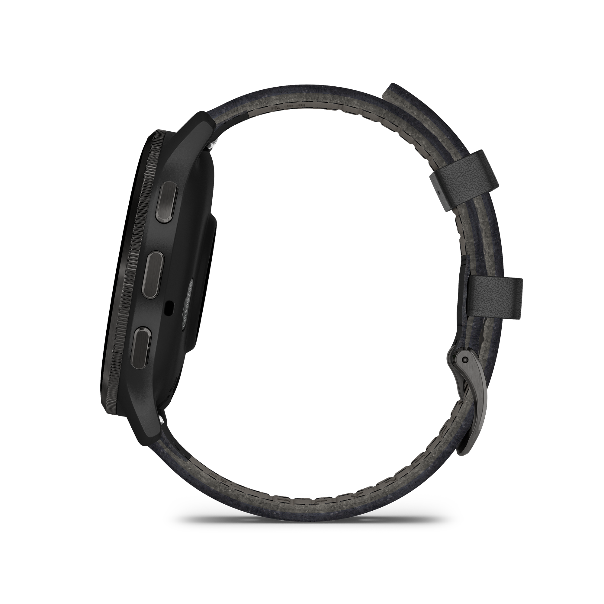 Montre connectée Garmin Venu 3 Gray bracelet cuir noir 45 mm 010-02784-52