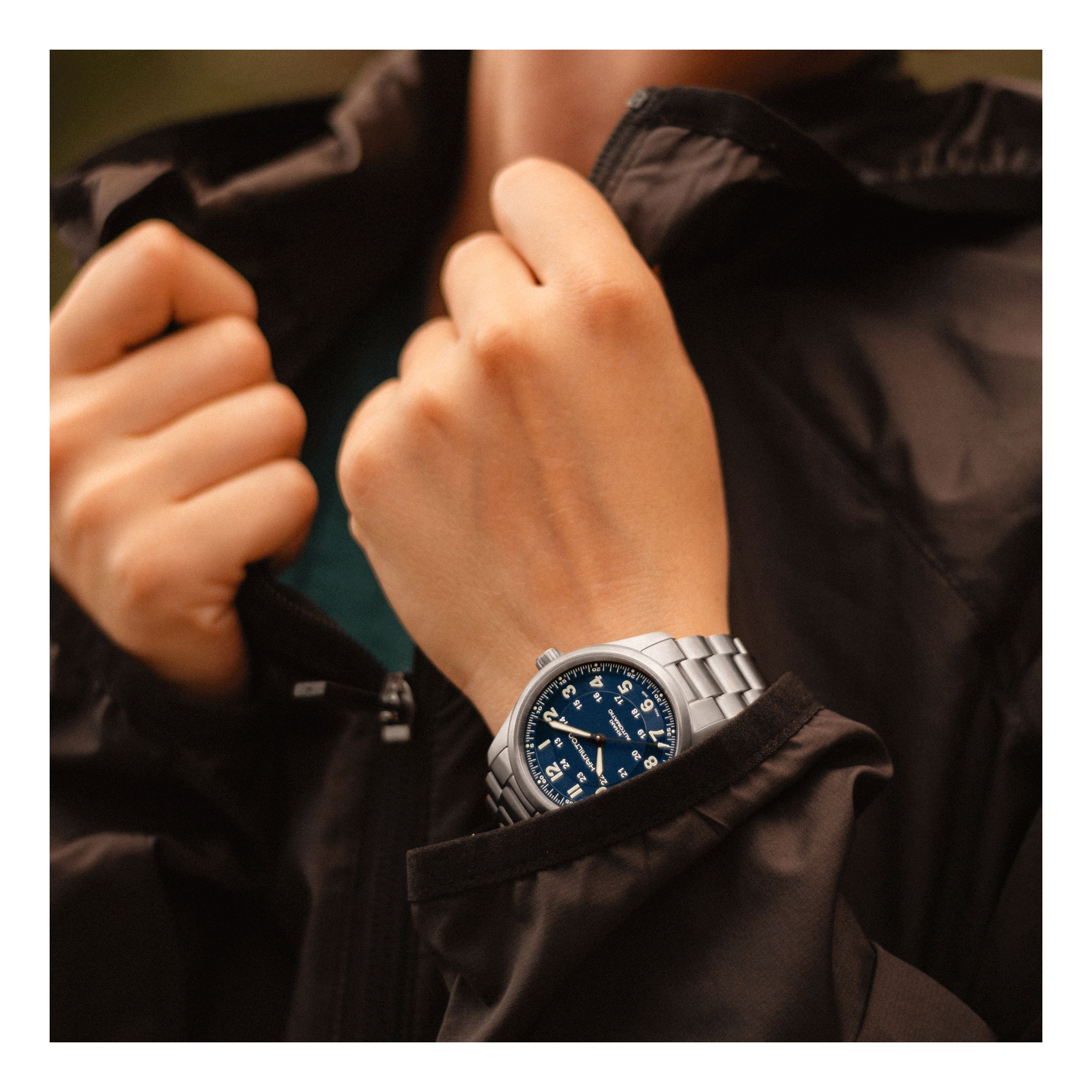 Hamilton Khaki Field Titanium Auto 38 mm Watch H70205140 Lepage - Main Image