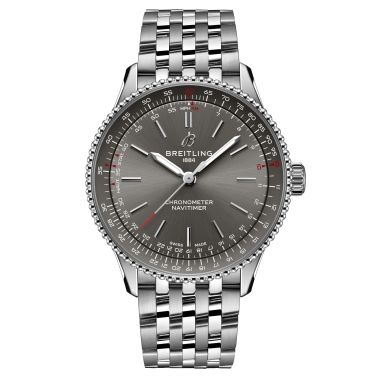 Montre Breitling Navitimer automatique cadran anthracite bracelet acier 36 mm A17327381B1A1
