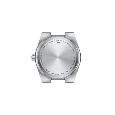 Tissot PRX quartz watch light green dial steel bracelet 35 mm T137.210.11.091.00