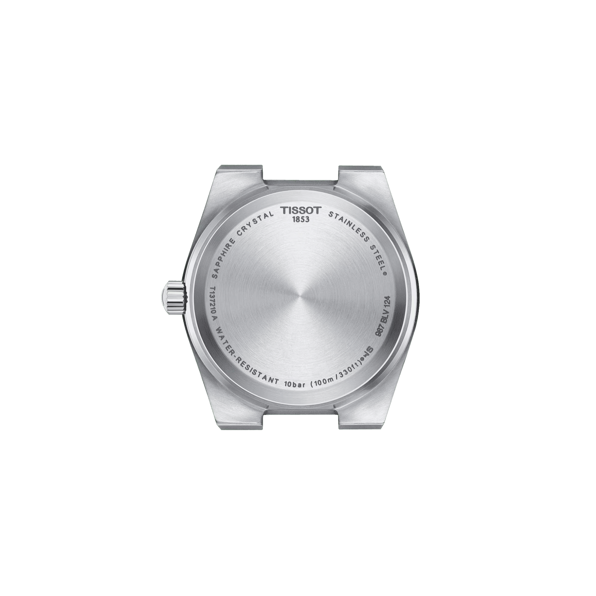 Tissot PRX quartz watch light green dial steel bracelet 35 mm T137.210.11.091.00