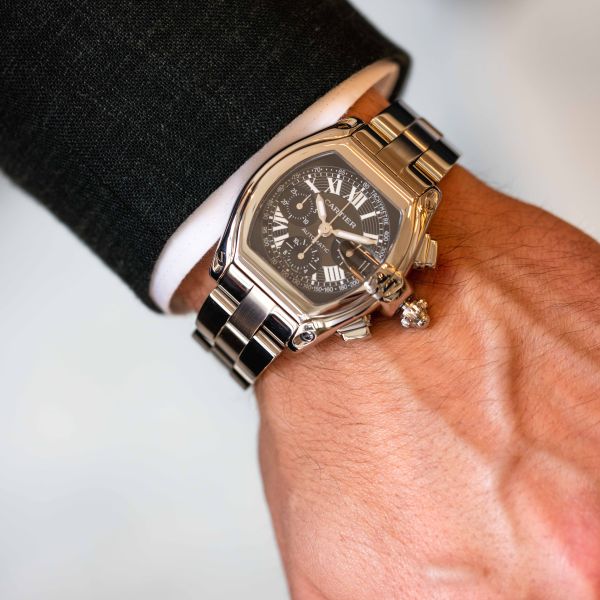 Montre d occasion Cartier Roadster Chronographe XL 2618 Lepage