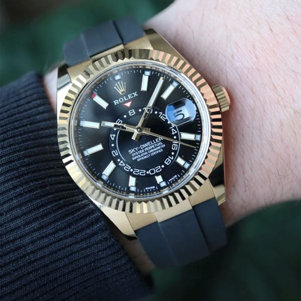 Rolex sky dweller or jaune deals