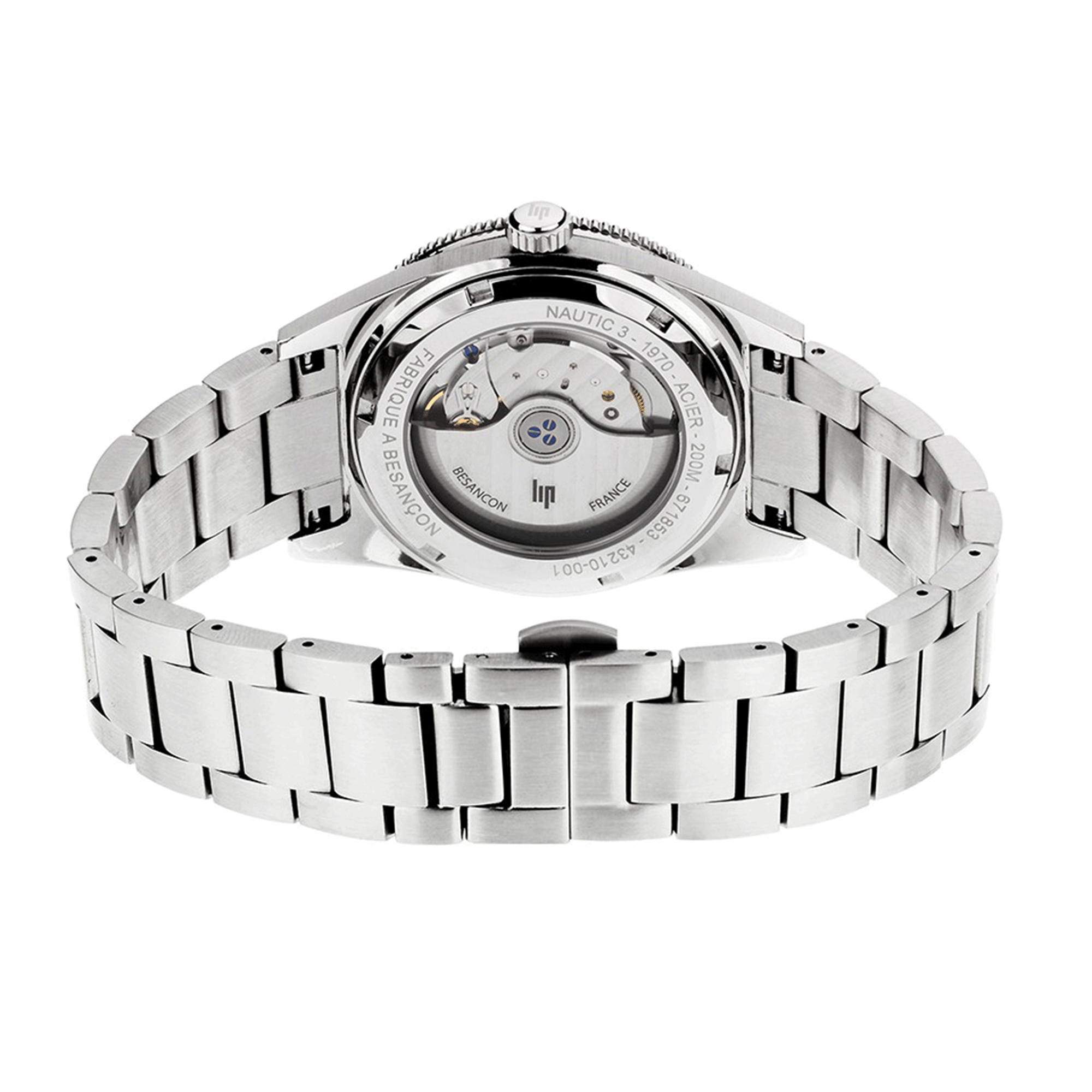 LIP HIMALAYA 40 MM AUTOMATIQUE BLEU DATEUR