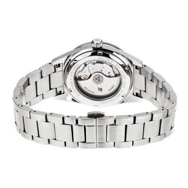 Montre Lip Nautic 3 automatique cadran noir bracelet acier 39 mm