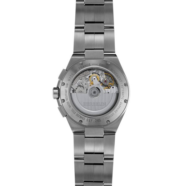 Herbelin Cap Camarat Chronograph Automatic blue dial steel bracelet 42 mm