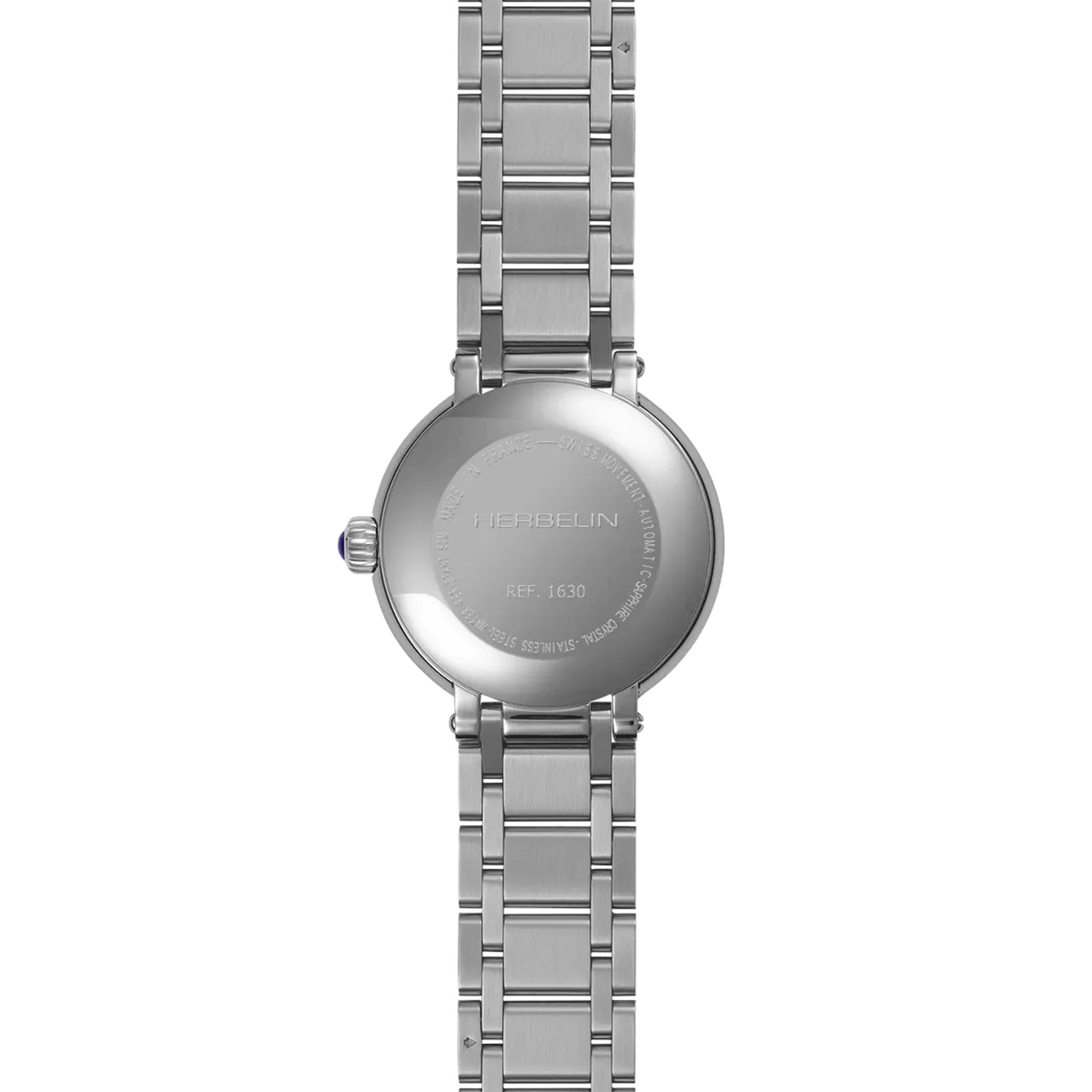 Montre Herbelin Galet Automatique cadran nacre bracelet acier 33,5 mm