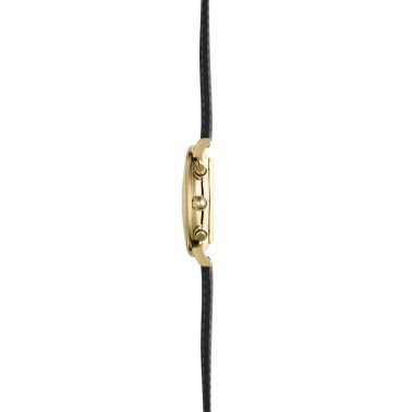 Herbelin Inspiration Chronograph quartz gold dial leather strap 40 mm